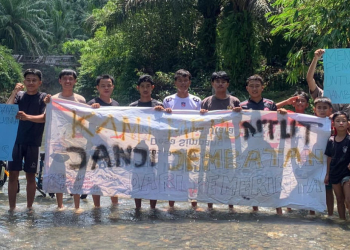  Jembatan Menuju Desa Simpang Entah Kapan Dibangun? Mungkin Dampak Efisiensi, yang Janji Terus Apa Kabar?