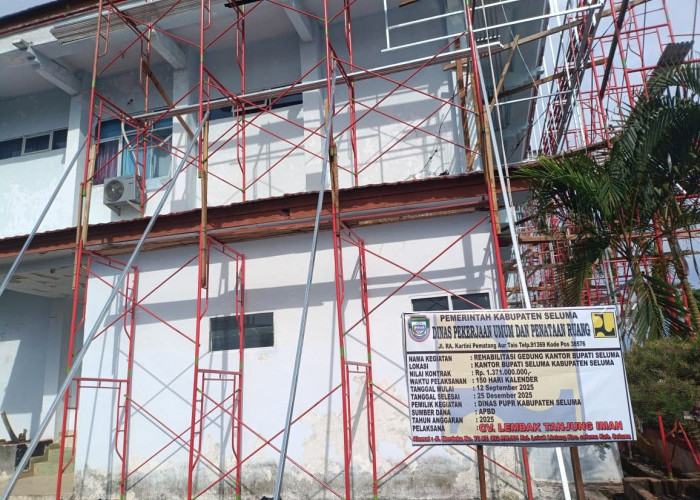   Proyek Rehabilitasi Kantor Bupati Senilai Rp 1,3 M Masuk Bidikan Jaksa, Lagi Pulbaket