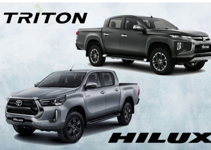Toyota Hilux vs Triton,  Dua Mobil Desain Double Cabin Mesin Bertenaga! Trobos Segala Medan Menjadi Pilihan