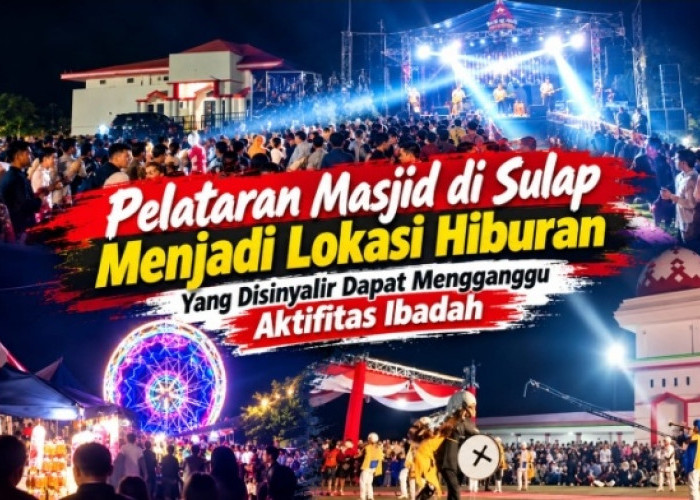 Penggunaan Halaman Masjid Jafo Tempat Hiburan dan Pasar Malam, Dipertanyakan Warga