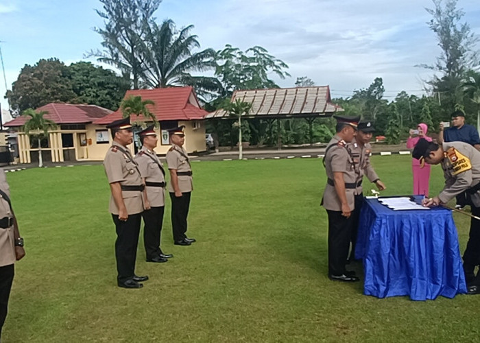 Kapolres Seluma Pimpin Sertijab 3 Perwira, Kasat Intelkam Jabat Kapolsek Lebong Selatan