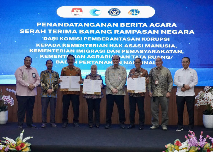 Terima Aset Rampasan Negara dari KPK Senilai Rp763 Juta, ATR/BPN Siapkan untuk Dukung Pelayanan
