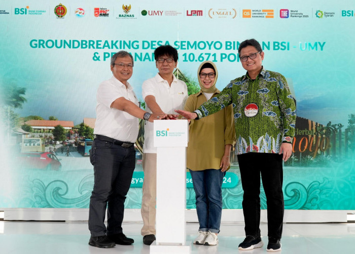   BSI Kembangkan Ekonomi dan Tanam Pohon di Desa Semoyo Yogyakarta, Perkuat Implementasi ESG