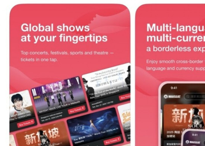   Aplikasi MAISEAT Diluncurkan, Dapatkan Hak Penjualan Tiket Eksklusif  Lebih dari 20 Acara Internasional