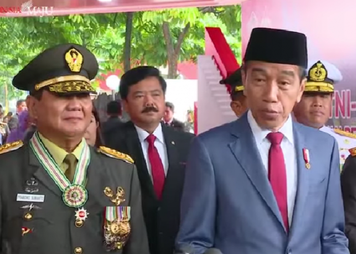 Sematkan Jenderal TNI Kehormatan ke Prabowo, Jokowi Sebut usulan Panglima