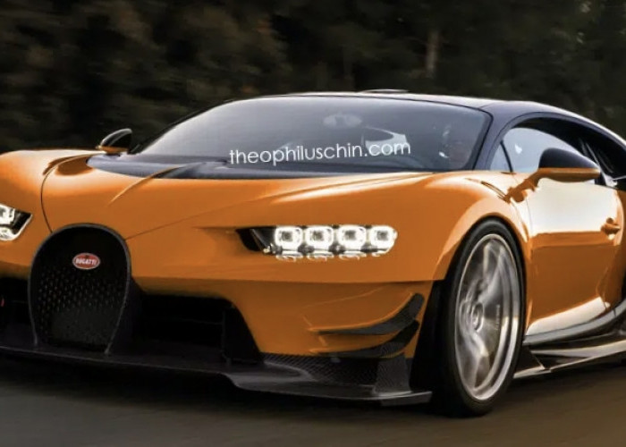 Bugatti Chiron Mobil Super Sport dengan Kecepatan Tinggi Ditenagai Mesin W16 Turbo Fitur Otomatis