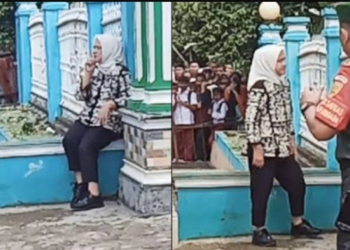 Waduh!! Karena Ini Ibu Negara Iriana Duduk di Depan Masjid saat ke Bengkulu Bersama Jokowi