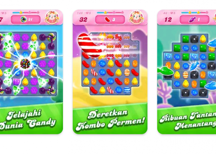 Informasi Penting Tentang Candy Crush Saga, Dapat Hadiah Uang Tunai? Ada di Playstore dan Gratis