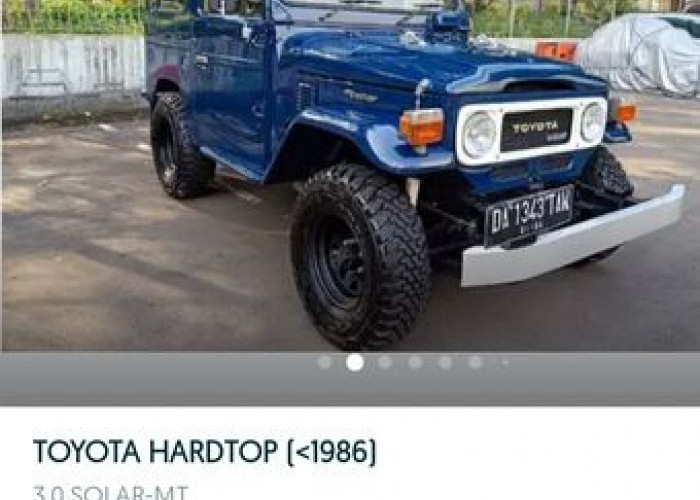 Mengenal Toyota Hartop yang Pernah Dikeluarkan Toyota, Harga Jual Secondnya Gila Bro!!!