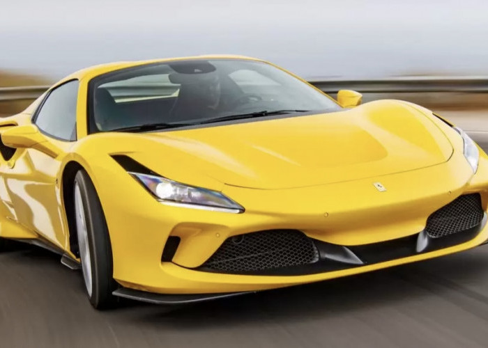 Mobil Balap Sport Merek Ferrari Warna Kuning Buatan Pabrikan Italian ini Bisa Beli Pakai Bitcoin Caranya Simak