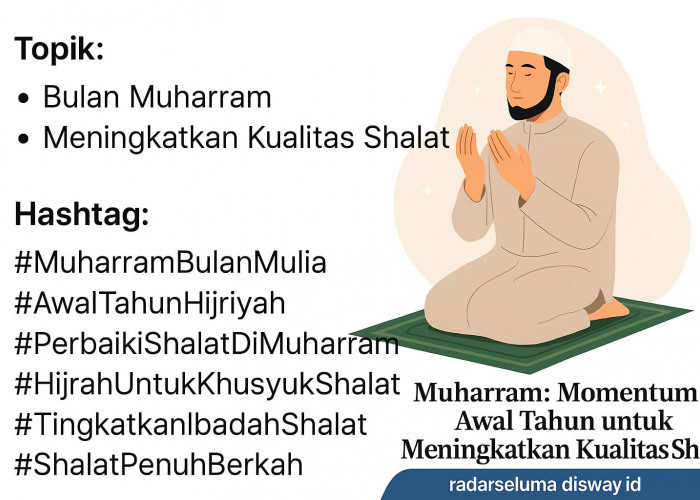 Muharram: Momentum Awal Tahun untuk Meningkatkan Kualitas Shalat