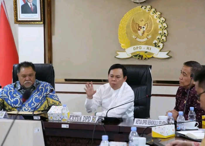 Percepat Pembangunan BS, Bupati Datangi Ketua DPD RI Sultan Baktiar Najamudin