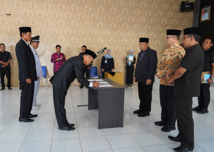 Wabup Minta  Pj Kades dan BPD Yang Dilanti Jaga Integritas