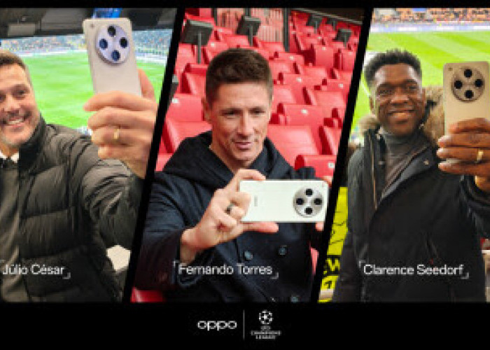 OPPO Find X8 Pro, Mengabadikan Momen Ikonik Liga Champions UEFA!  Ponsel Pertandingan bagi Legenda 