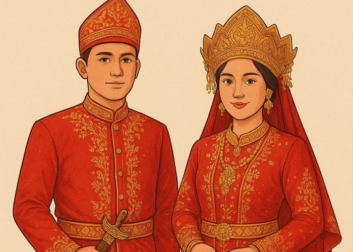 Pakaian Adat Pengantin Melayu Kota Bengkulu: Warisan Budaya Penuh Filosofi dalam Setiap Helai Busana