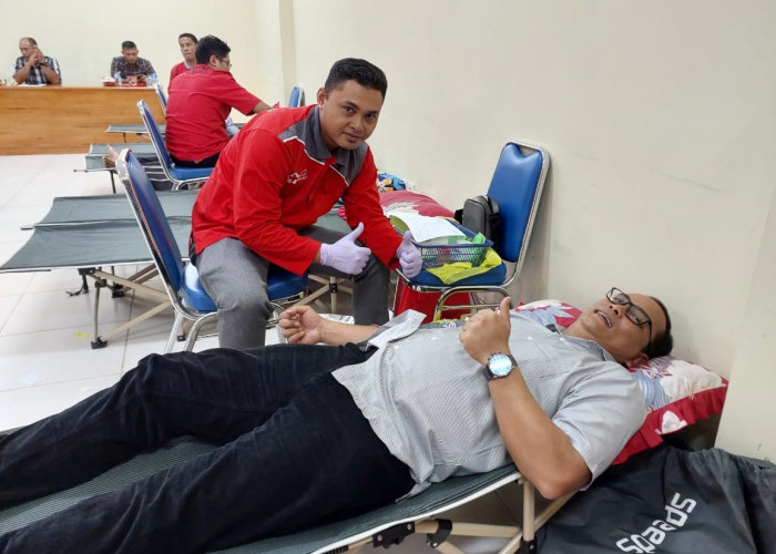 Aksi Donor Darah Panitia Natal Oikumene dan PMI Kota, 50 Kantong Terkumpul