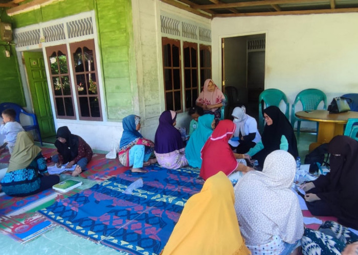 Cek Kesehatan Masyarakat, Nakes Puskesmas Talang Tinggi Turun Langsung Ke Desa