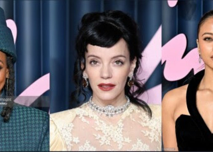 Lily Allen, Little Simz, dan Bianca Bustamante Tampil Memukau di Karpet Merah,  Busana Bertabur Berlian 