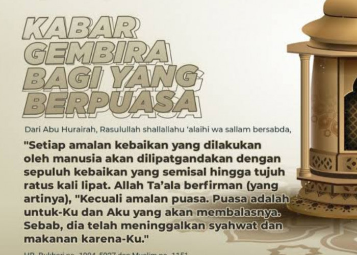 Segudang Amalan Bulan Suci Ramadhan Yang Banyak Datangkan Banyak Pahala. Yuk Amalkan..??