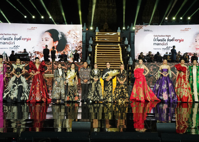 Hadirkan 300 Nasabah, Bank Mandiri Gelar Gala Fashion Night Dalam Balutan Kemegahan Candi Prambanan