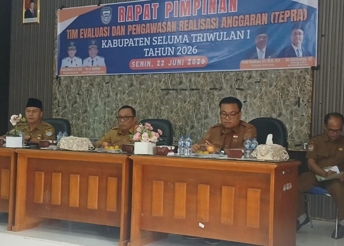 Sudah Triwulan Kedua, 20 OPD di Seluma Raih Rapor Merah pada Evaluasi TEPRA 2026