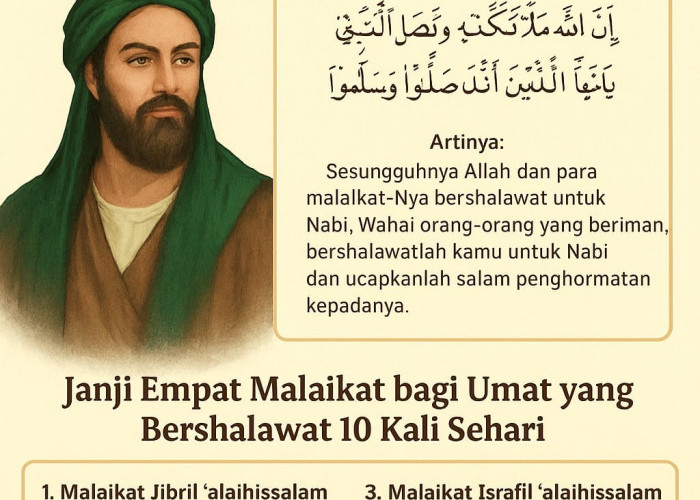 Keutamaan Bershalawat: Janji 4 Malaikat kepada Rasulullah SAW Jika Umatnya Bershalawat 10 Kali Sehari