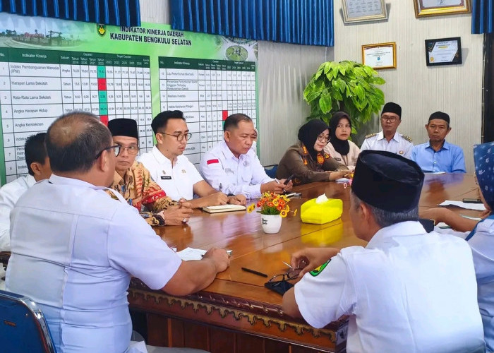 Sholat Idul Fitri 2026 Dilaksanakan di Lapangan Sekundang, Sekda Pimpin Rapat persiapan