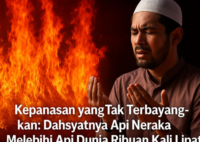 Kepanasan yang Tak Terbayangkan: Dahsyatnya Api Neraka Melebihi Api Dunia Ribuan Kali Lipat
