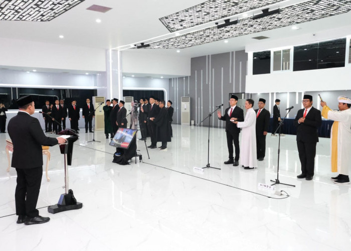 Menteri ATR/BPN Lantik 79 Pejabat Struktural, Sampaikan Hal Ini