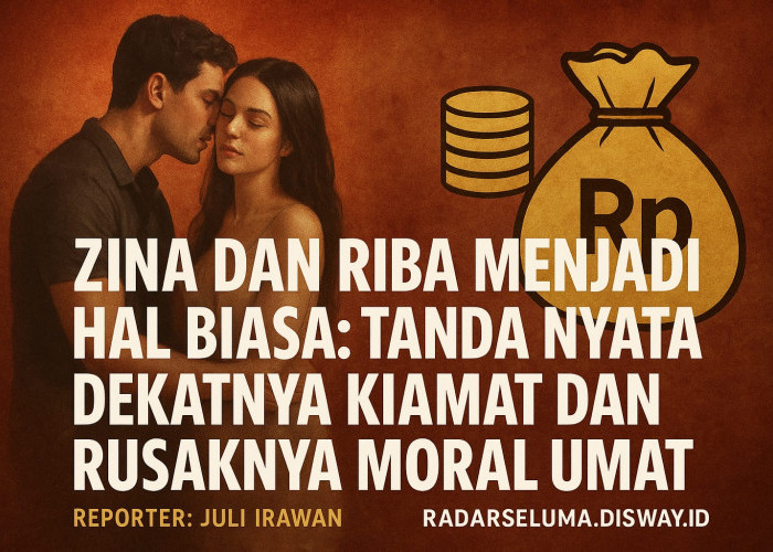 Zina dan Riba Menjadi Hal Biasa: Tanda Nyata Dekatnya Kiamat dan Rusaknya Moral Umat