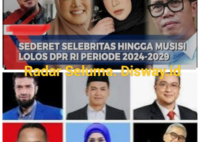 Inilah 24 Sederet Artis Lolos Ke Senayan Rebut Kursi DPR RI Periode 2024-2029.