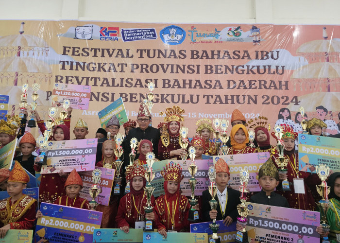 6 Pelajar Seluma Borong Juara, Festival Tunas Bahasa Ibu