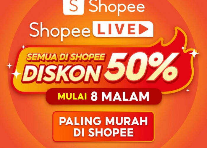 Ada Diskon Sampai 50 Persen di Shope. Mulai 27 Agustus!