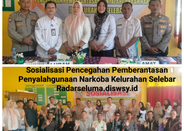 Kelurahan Selebar Gencarkan Sosialisasi Pencegahan Pemberantasan Penyalahgunaan Narkoba