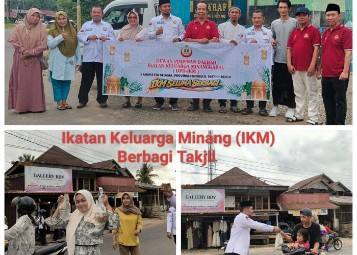 IKM Seluma Tebar Berkah Ramadhan: 300 Porsi Sate Padang & Minuman Segar Dibagikan di Simpang Bendungan Seluma