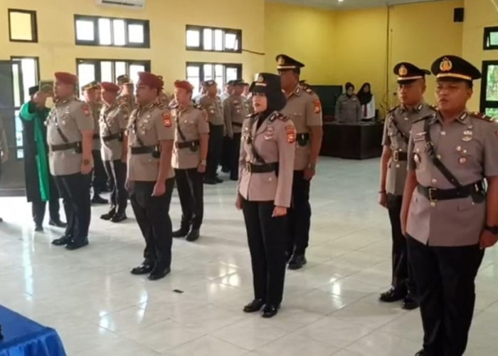 Kapolres Seluma Pimpin Sertijab Empat Pejabat Strategis Polres Seluma