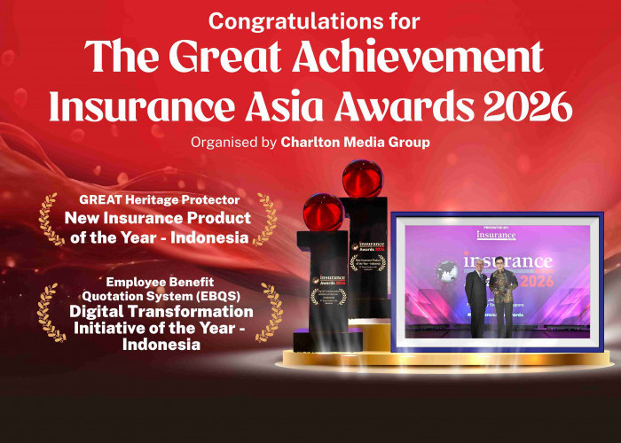 Dua Penghargaan Diraih Great Eastern Life Indonesia Kembali Bersinar di Insurance Asia Awards 2026