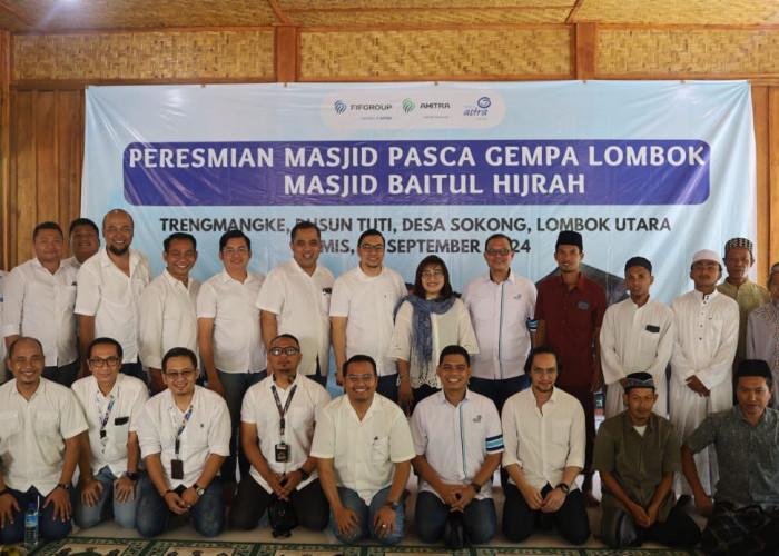   Salurkan CSR, FIFGROUP dan Asuransi Astra Bangun Masjid di Lombok Pasca Gempa