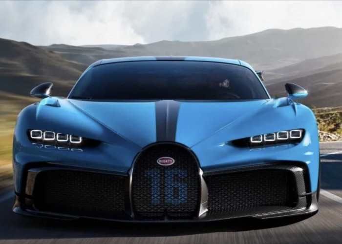 Bugatti Chiron Mobil Super Sport Konsep Produsen Otomotif Desain Legendaris dengan Mesin W16 Bertenaga Tinggi