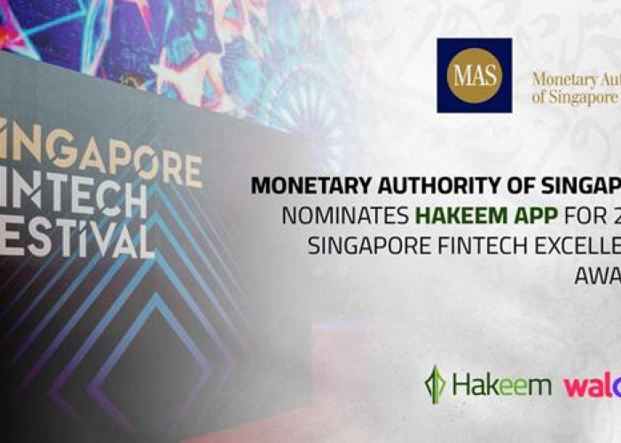 Otoritas Moneter Singapura Menominasikan Aplikasi Hakeem untuk Penghargaan Keunggulan Fintech Singapura 2024