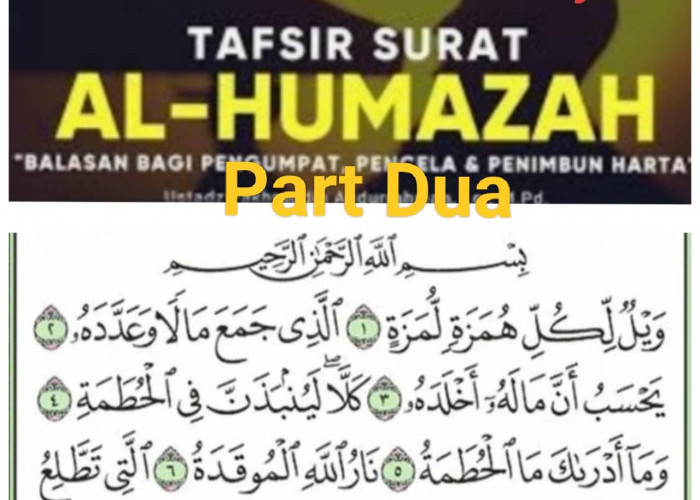 Inilah Tafsir Surat Al-Humazah Yang Artinya Mengumpat Part Dua