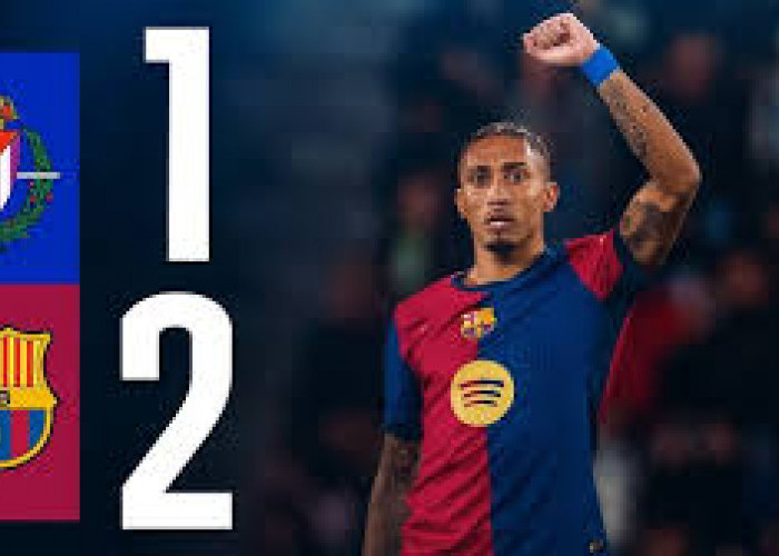 Barcelona Tundukkan Real Valladolid di Laliga, 2-1