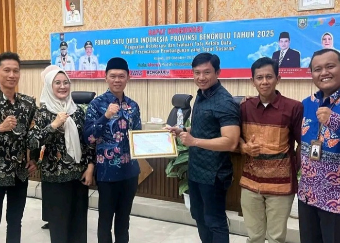 Pemkab BS Terbaik Kedua Penyelenggaraan Satu Data Indonesia Tingkat Daerah