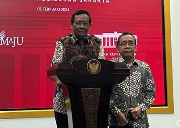  Temui Jokowi, Menkopolhukam Mahfud Md  Serahkan Surat Pengunduran Diri