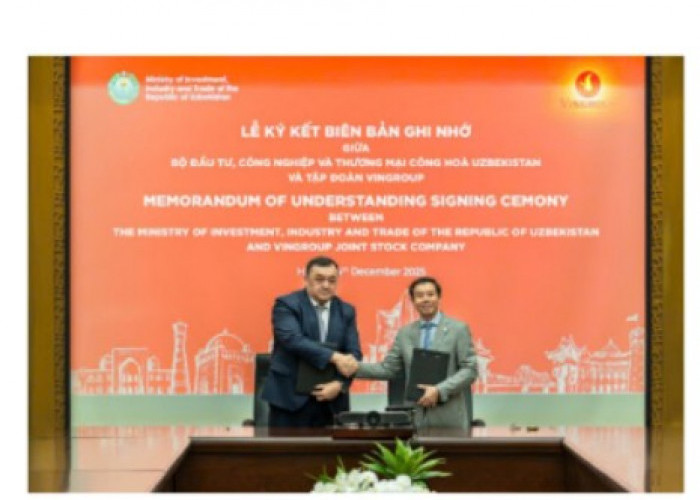 Vingroup Menandatangani Kerja Sama Strategis dengan Pemerintah Uzbekistan, Membuka Peluang Investasi Skala Bes
