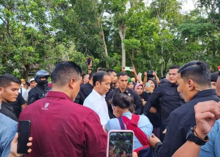 Tangisan Haru Ibu-Ibu di Seluma, Sambut Kedatangan Pak Jokowi
