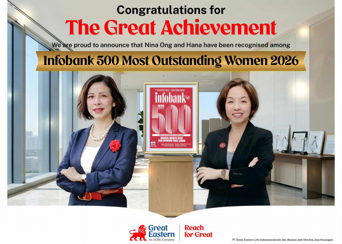  Dua  Wanita pemimpin di Great Eastern Life Indonesia, Masuk Daftar 500 Most Outstanding Women 2026 versi Info