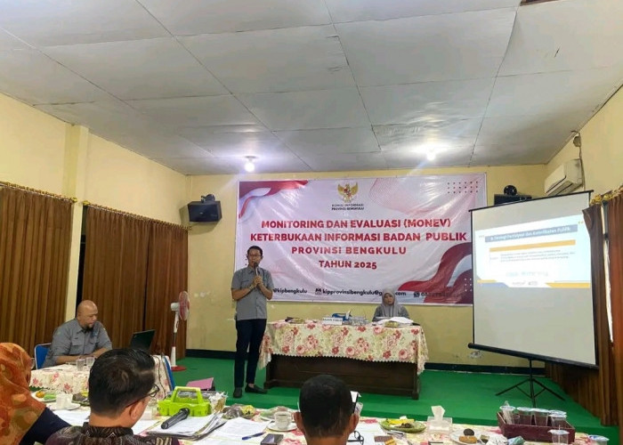 Diskominfo BS Hadiri Monev Keterbukaan Informasi Badan Publik di Provinsi Bengkulu 