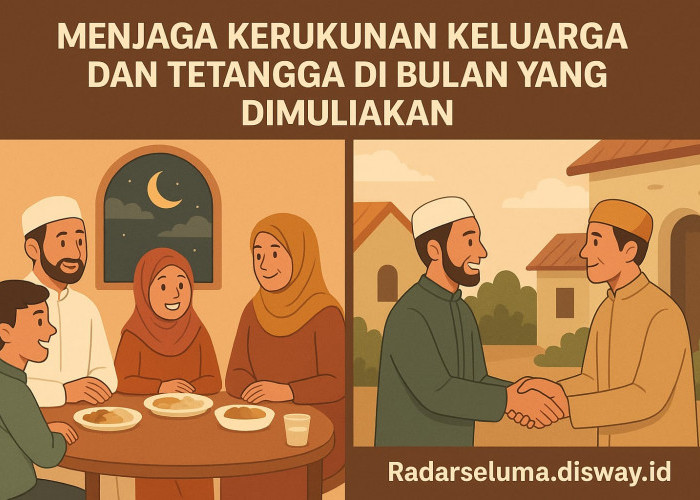 Menjaga Kerukunan Keluarga dan Tetangga di Bulan yang Dimuliakan