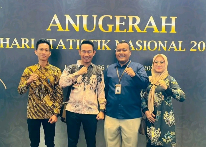 Pemkab Bengkulu Selatan Raih  Anugerah Hari Statistik Nasional 2024